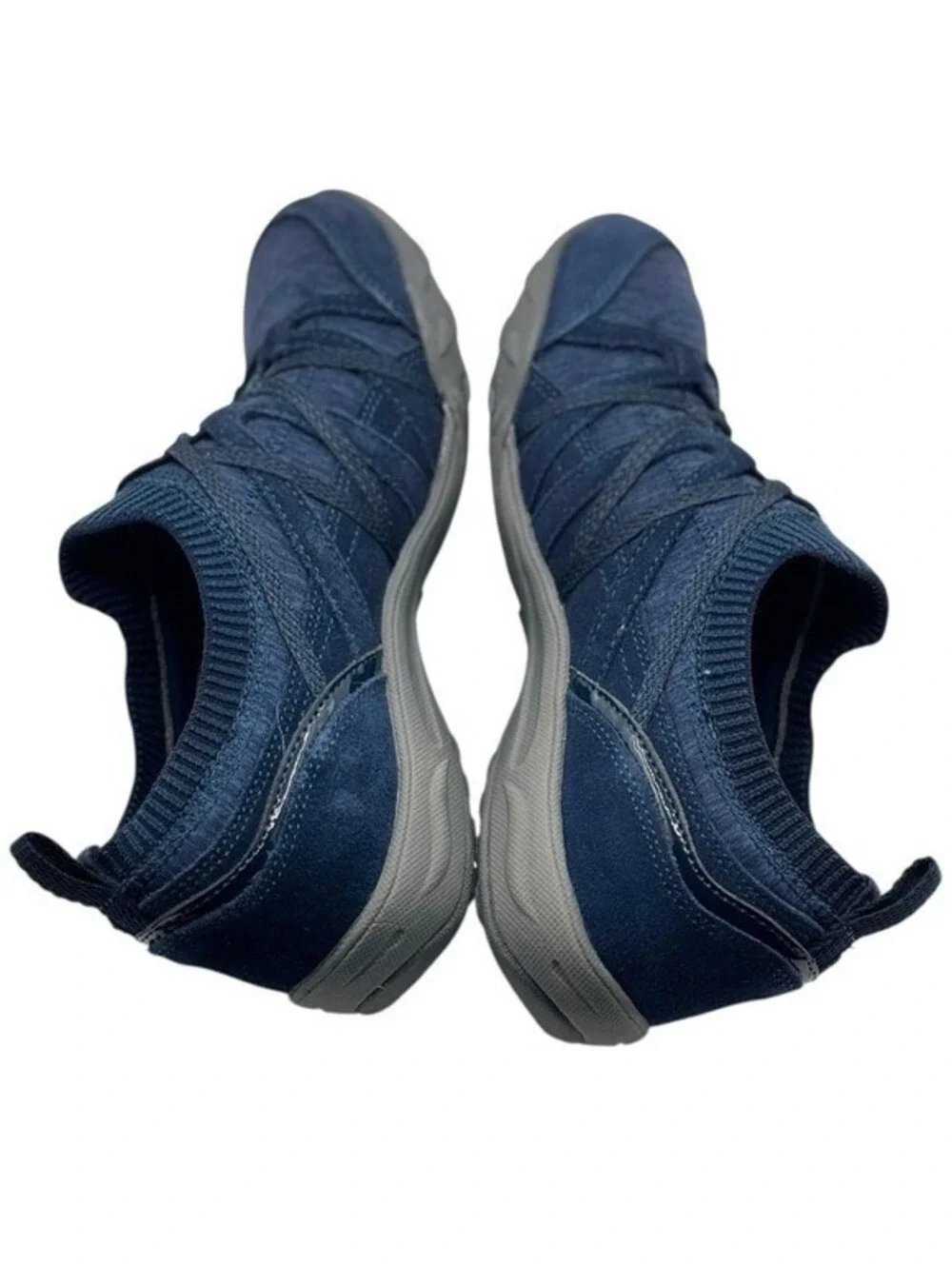 Skechers Arch Fit Women Navy Blue Slip On Sneakers Shoes Size 6